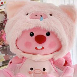 Gấu bông Loopy đội mũ heo con ngộ nghĩnh