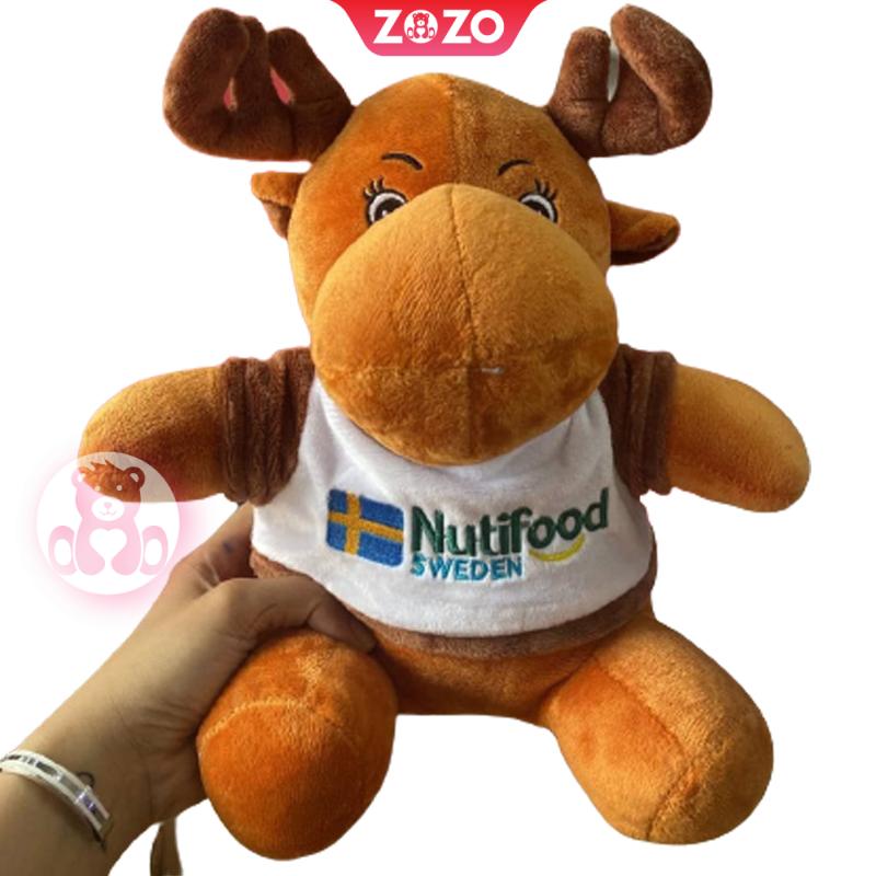 Gấu bông tuần lộc Nutifood nâu 1 Gấu bông tuần lộc Nutifood nâu