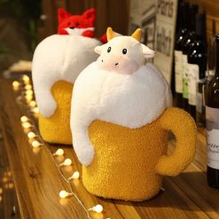 Ly bia nhồi bông ngộ nghĩnh